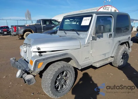 2005 Jeep Wrangler Sport из США, поврежденный, VIN 1J4FA49SX5P329445